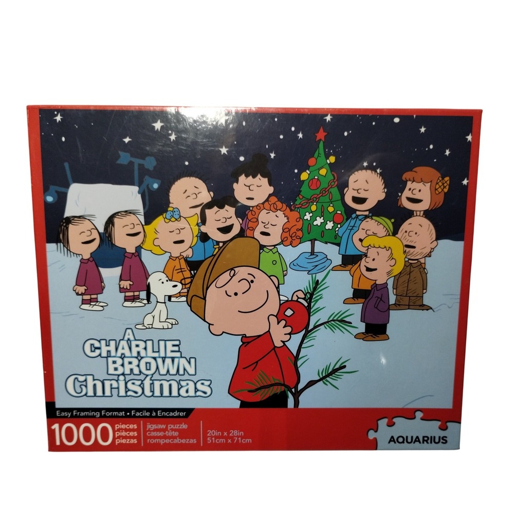 NEW Sealed Aquarius A Charlie Brown Christmas 1000 Piece Jigsaw Puzzle Peanuts